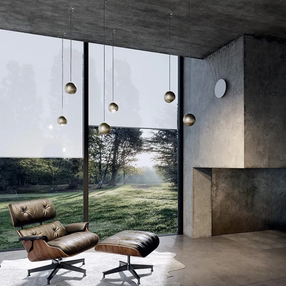 Hanglamp Spider champagne 12cm