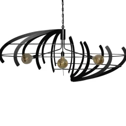 Hanglamp Terra ovaal zwart