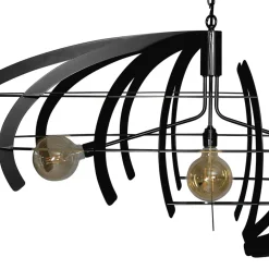 Hanglamp Terra ovaal zwart