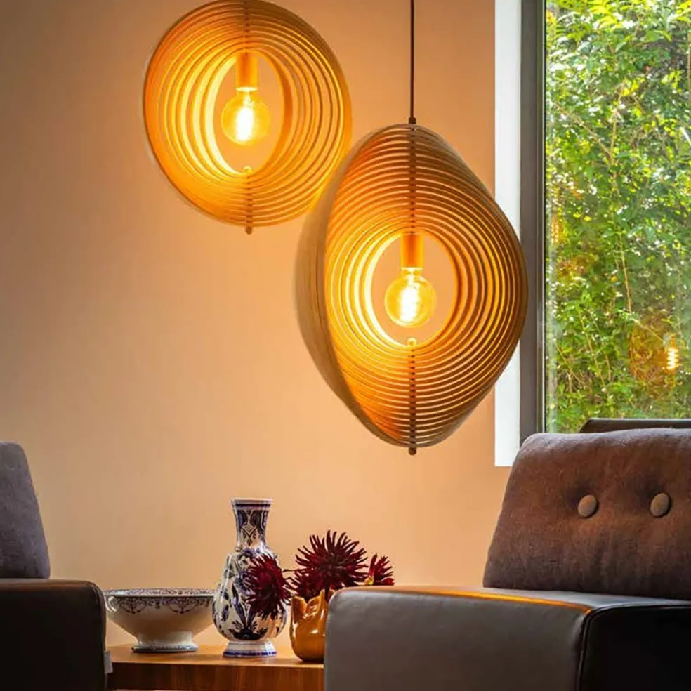 Hanglamp Woody 59 hout naturel