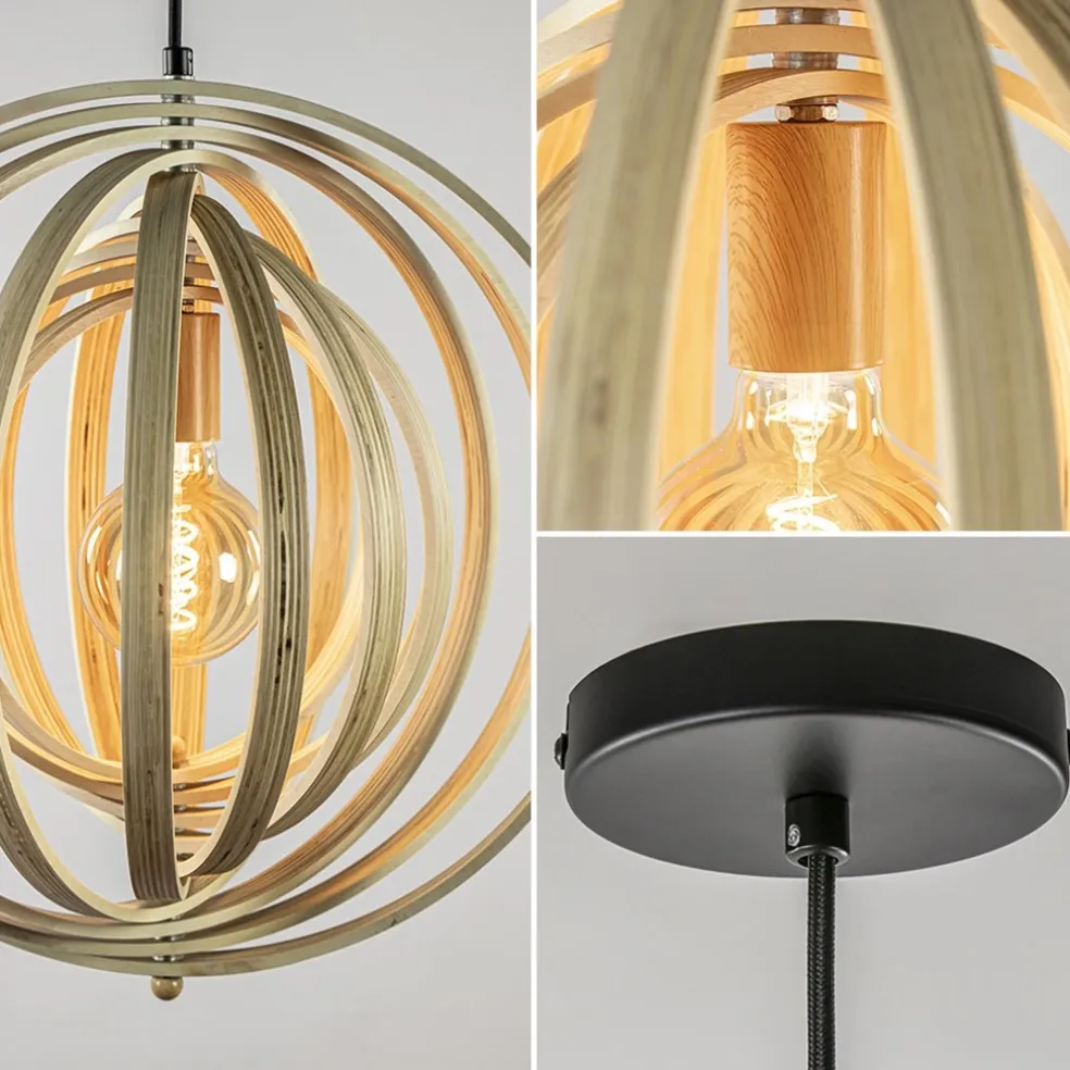 Hanglamp Woody 44 hout naturel