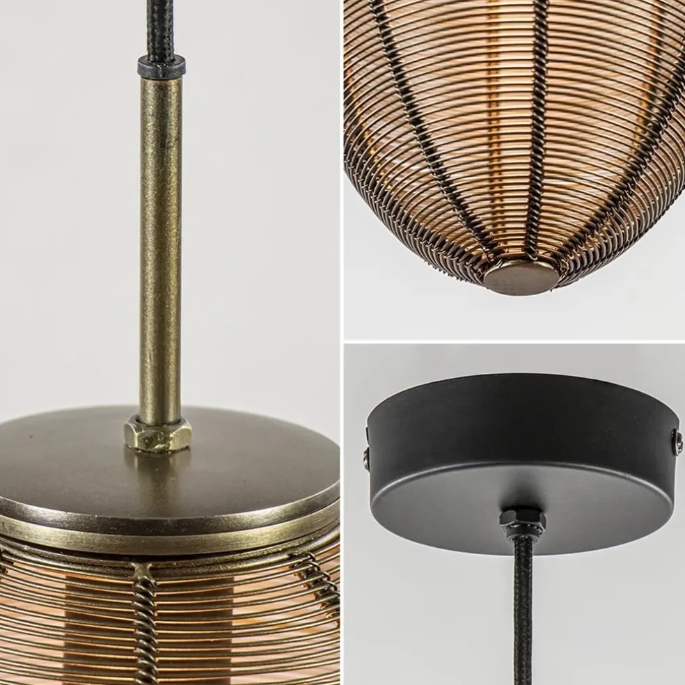 Hanglamp Yaelle 20cm brons