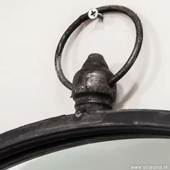 Industrieel landelijke spiegel zink