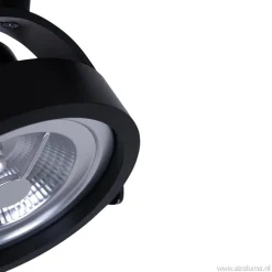 Industriële plafondspot zwart inclusief LED