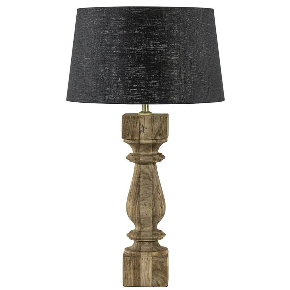 Kap Bridge zwart linnen 35x20