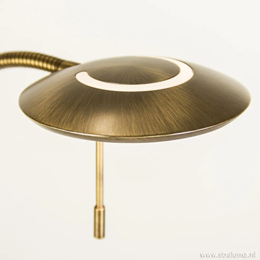 Klassieke LED leeslamp-vloerlamp dimbaar