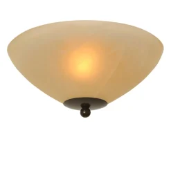 Klassieke plafonnière Bolzano bruin