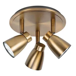 Klassieke spot Mirage brons 3 lichts