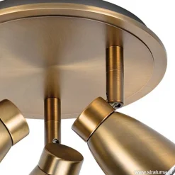 Klassieke spot Mirage brons 3 lichts