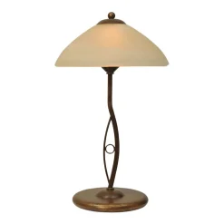 Klassieke tafellamp Bolzano bruin