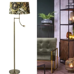 Klassieke vloerlamp met leesarm Calgary Light and Living