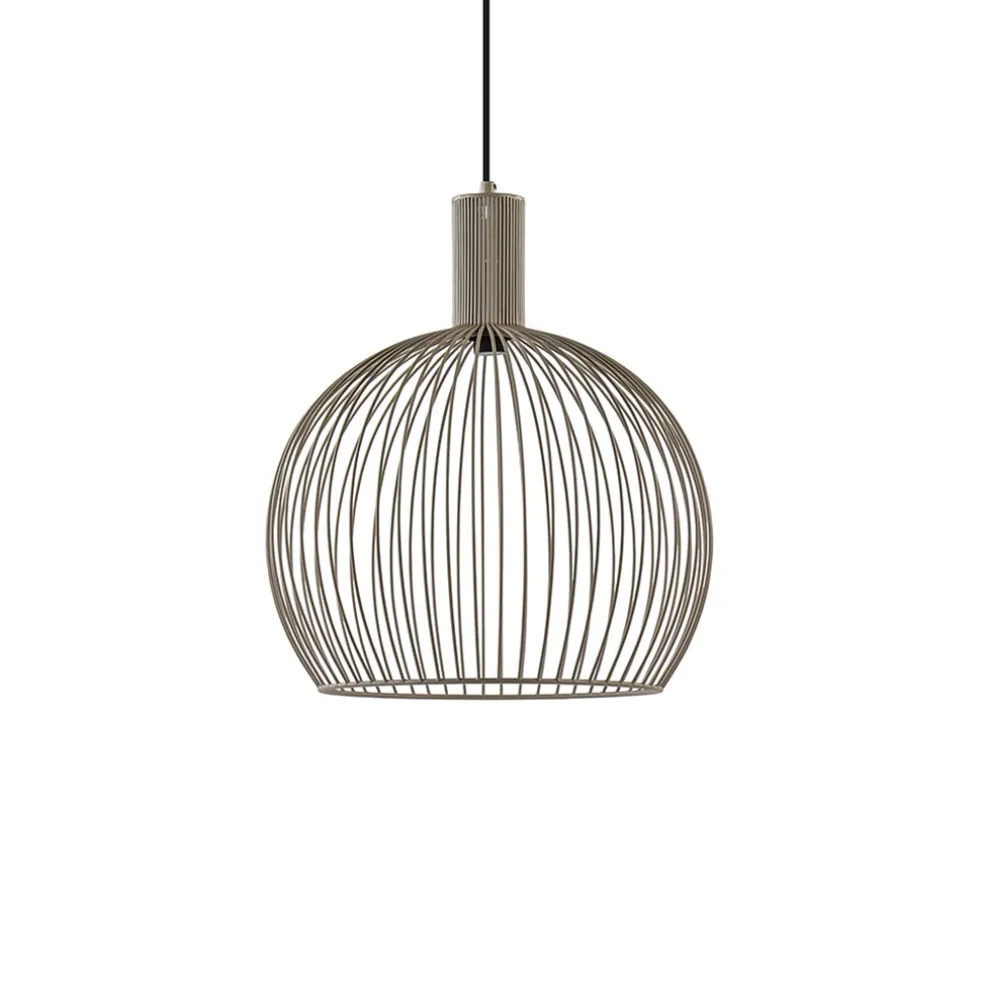 Kleine hanglamp draad mat zand