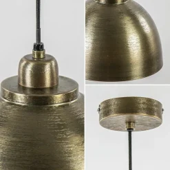 Kleine hanglamp Kylie oud brons 30 cm