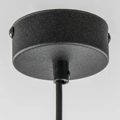 Kleine hanglamp smoke glas inclusief LED GU10