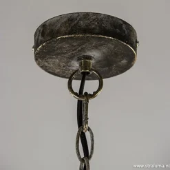 Kleine oosterse hanglamp Kadiri brons