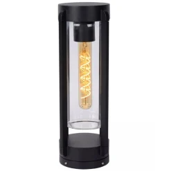 Kleine staande buitenlamp mat zwart IP44