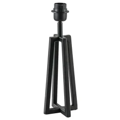 Kleine tafellamp Miley mat zwart exclusief kap