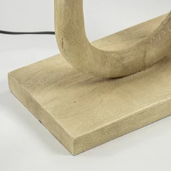 Lampvoet / vloerlamp Paceco hout naturel