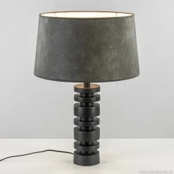 Lampvoet Desley zwart EXCL.KAP