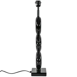 Lampvoet Maan shiny zwart exclusief kap