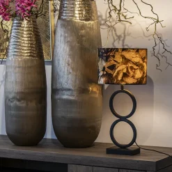 Lampvoet Stelios mat zwart exclusief kap