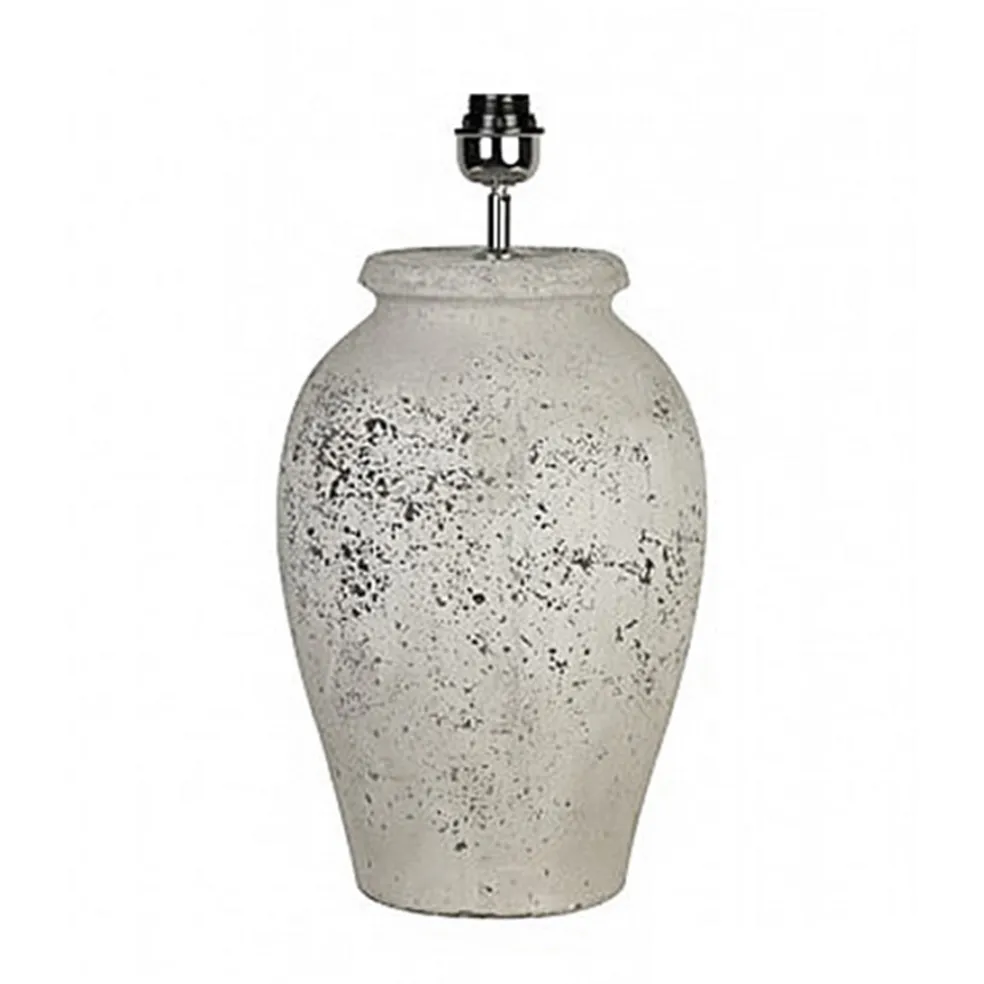 Landelijke stenen lampvoet Vulsini 50 cm