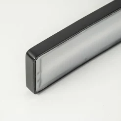 Langwerpige LED buitenlamp zwart 144 cm