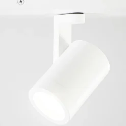 Langwerpige 4-lichts opbouwspot mat wit GU10