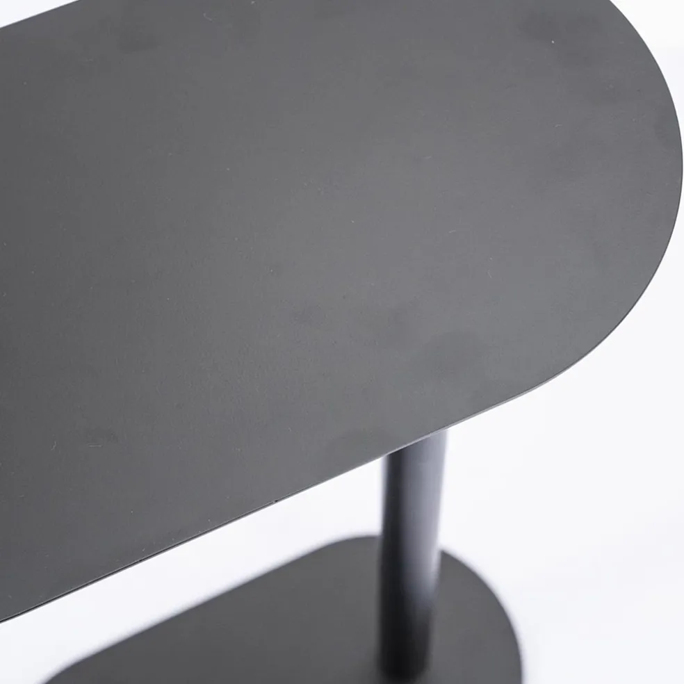 Laptoptafel zwart 43x24x70 cm