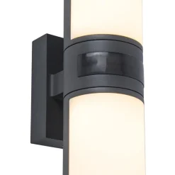 LED buitenlamp cilinder draaibaar inclusief bewegingssensor