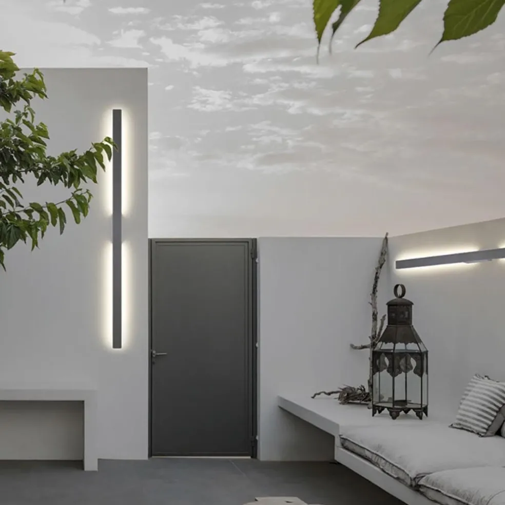 LED buitenlamp dark grey horizontaal/verticaal