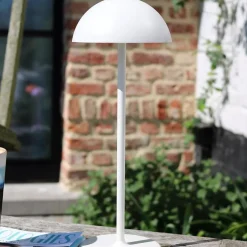 LED buitenlamp op batterij wit dimbaar