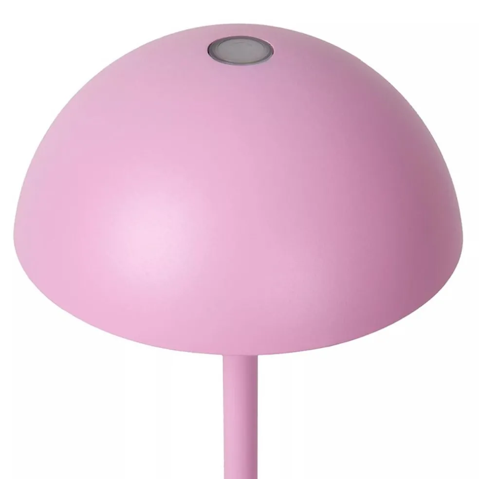 LED buitenlamp op batterij roze IP54