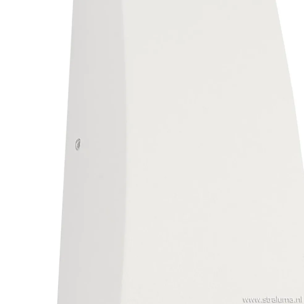 LED buitenlamp up+down wit aluminium IP54