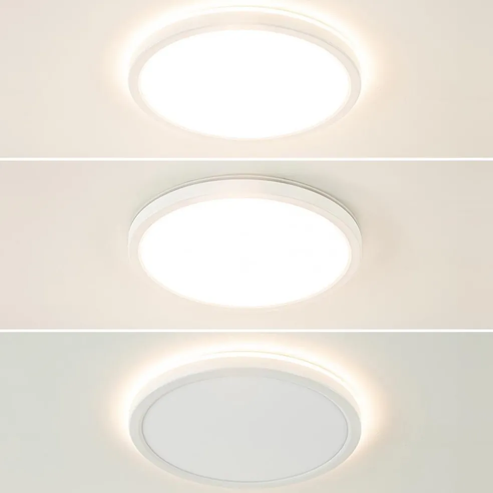LED plafondlamp met 3 licht opties wit IP44