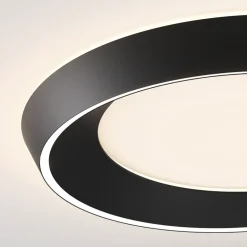 LED plafondlamp Tidal mat zwart