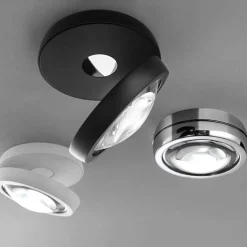 LED plafondspot Nautilus chroom verstelbaar