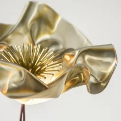 LED tafellamp Lafleur op battrij velvet