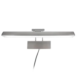 LED wandlamp schilderij geborsteld staal dimbaar