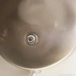 LED wandlamp staal met dimmer