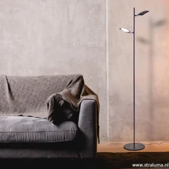 Leeslamp Raggio 2L zwart 3-step dim