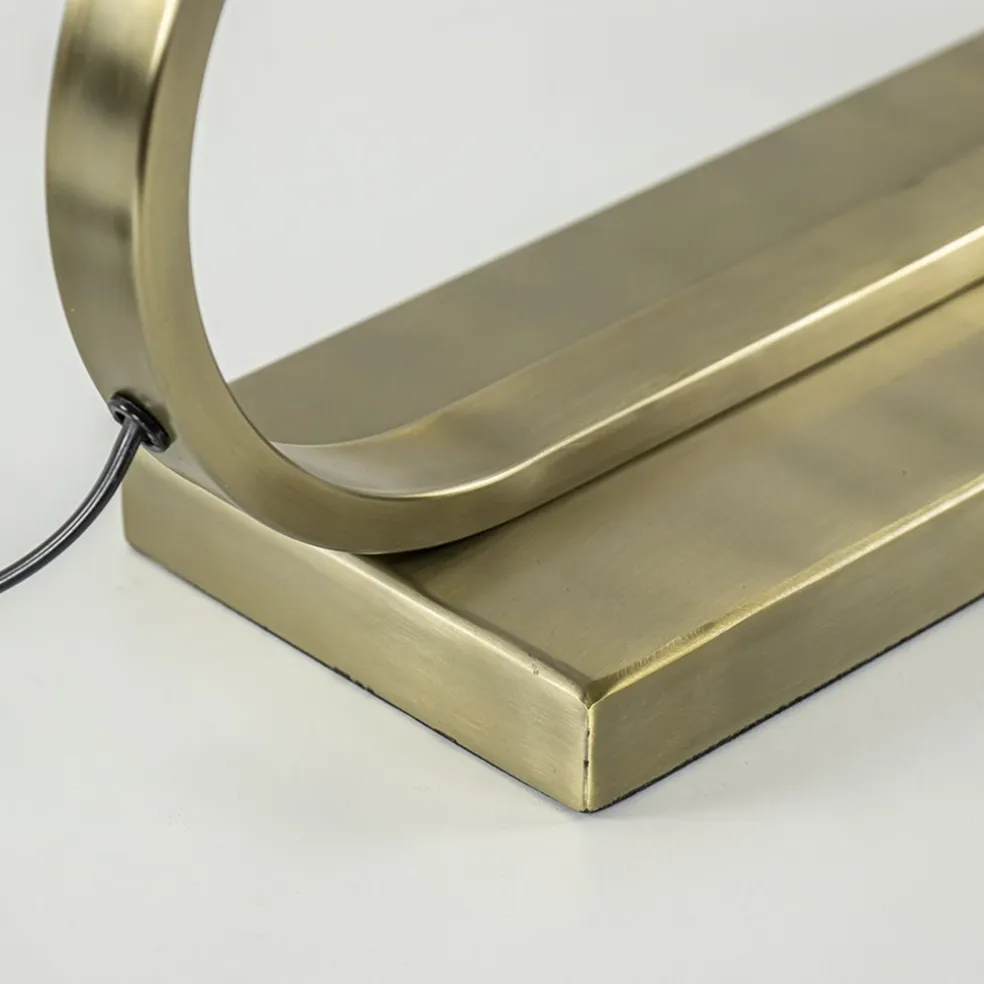 Licht and Living lampvoet Jamiro licht goud ovaal