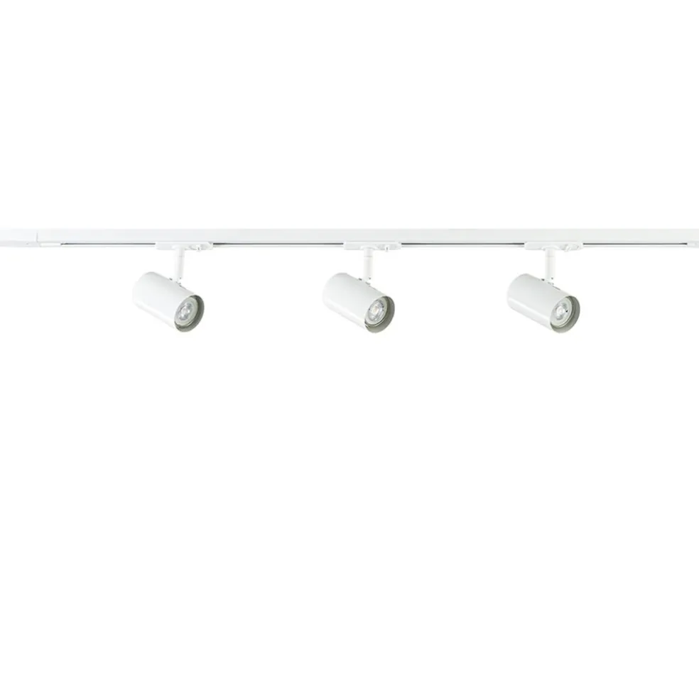3-Lichts railsysteem wit 1-fase