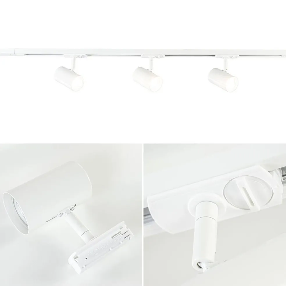 3-Lichts railsysteem wit 1-fase