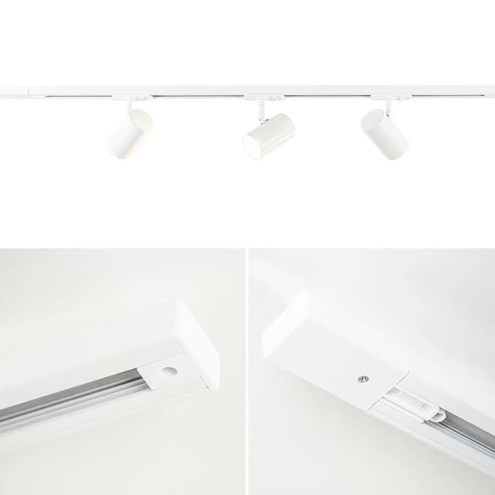 3-Lichts railsysteem wit 1-fase