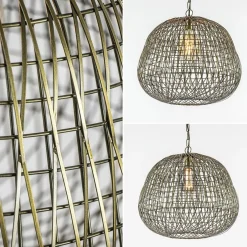 Light & Living hanglamp Alwina brons draad