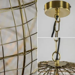 Light & Living hanglamp Mirana goud