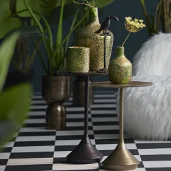 Light and Living bijzettafel Dimphy antiek brons