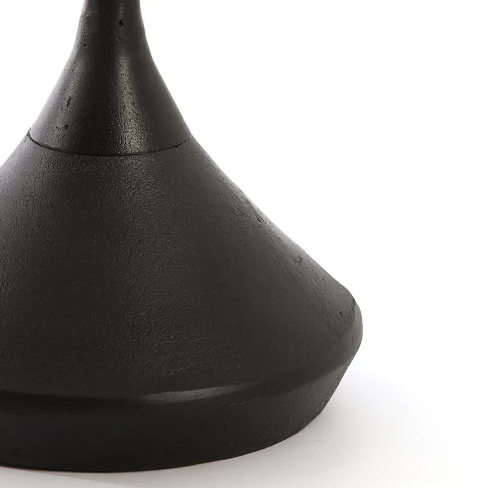 Light and Living bijzettafel Dimphy antiek zwart