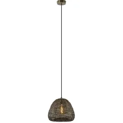 Light and Living hanglamp Finou klein antiek brons